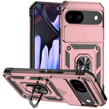 For Google Pixel 9a Case Shockproof RingStand Camera Lens Cover + Tempered Glass