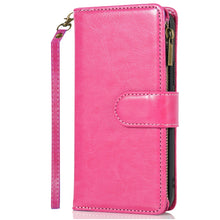 For Samsung A36 Case Luxury Phone Wallet ID Zipper Holder + Tempered Glass