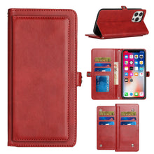 For iPhone 14 PLUS Case Wallet PU Vegan Leather ID Card Holder with Wrist-strap