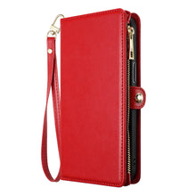 For Samsung Galaxy S24 Case Purse Style Phone Wallet w/ Zipper Short Long Strap