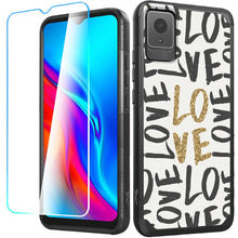 For TCL K11 Case Tough Strong Hybrid Design Phone Cover + Tempered Glass