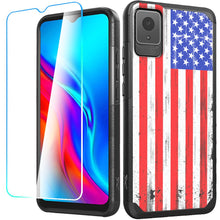For TCL K11 Case Tough Strong Hybrid Design Phone Cover + Tempered Glass