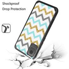 For TCL K11 Case Tough Strong Hybrid Design Phone Cover + Tempered Glass