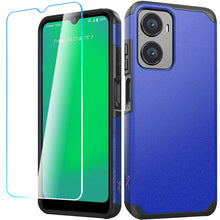 For Cricket Magic 2 5G/AT&T Propel 2 5G Case Strong Shockproof + Tempered Glass