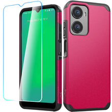 For Cricket Magic 2 5G/AT&T Propel 2 5G Case Strong Shockproof + Tempered Glass