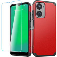 For Cricket Magic 2 5G/AT&T Propel 2 5G Case Strong Shockproof + Tempered Glass