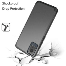 For TCL K11 Case Tough Strong Shockproof Hybrid Phone Cover + Tempered Glass