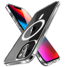 For iPhone 13 Pro Max Case Magnetic Ring Slim Fit Transparent Plastic Cover