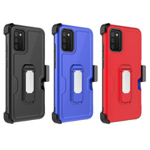 For iPhone 15 PRO Case Card Slot Holster Clip Cover w/ Stand + 2 Tempered Glass