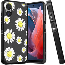For Moto G Play 2024 Tough Strong Hybrid Design Case Cover + Tempered Glass