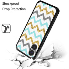 For Moto G Play 2024 Tough Strong Hybrid Design Case Cover + Tempered Glass