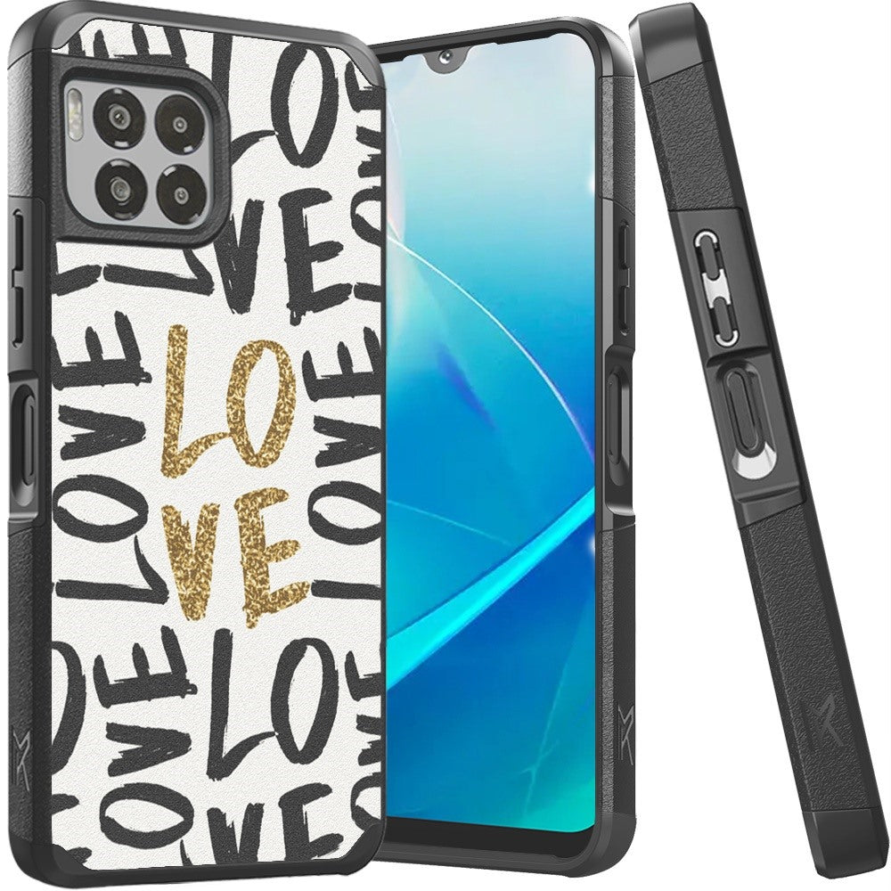 For REVVL 7 PRO 5G (PRO) Tough Strong Hybrid Design Dual Layer Phone Case Cover