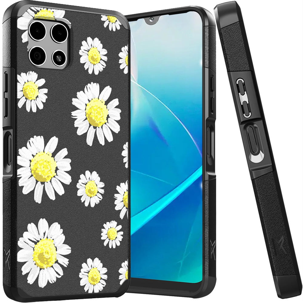 For REVVL 7 5G (2024) Tough Strong Hybrid Design Dual Layer Phone Case Cover