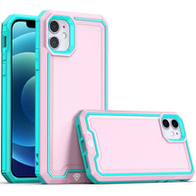 For iPhone 15 PLUS Case Strong Fused Protective Hybrid Cover + 2 Tempered Glass