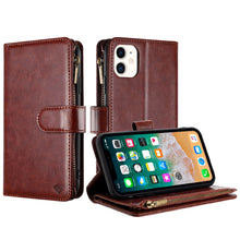 For Samsung A25 5G Case Luxury Vegan Leather Phone Wallet Cover + Tempered Glass