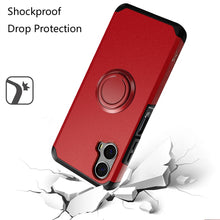 For Moto G Stylus 5G (2024) Case Cover Tough Hybrid Ring Stand +Tempered Glass