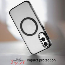 For Samsung S25 Edge Case Trans-Clear Metal Buttons Phone Cover + Tempered Glass