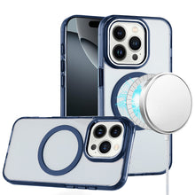 For iPhone 16 PRO MAX Case Trans-Clear Metal Buttons Cover + Tempered Glass