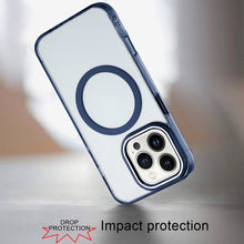 For iPhone 16 PRO MAX Case Trans-Clear Metal Buttons Cover + Tempered Glass