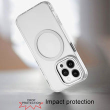 For iPhone 16 PRO MAX Case Trans-Clear Metal Buttons Cover + Tempered Glass