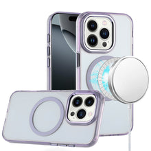 For iPhone 16 PRO MAX Case Trans-Clear Metal Buttons Cover + Tempered Glass