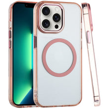 For iPhone 13 Pro Max 6.7 inch Case Acrylic Trans-Clear Metal Buttons Cover