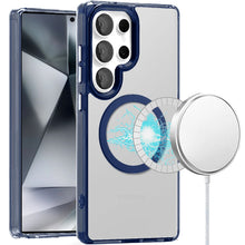 Samsung Galaxy S24 Ultra Case Acrylic Cover with Metal Buttons Magnetic Circle