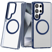 Samsung Galaxy S24 Ultra Case Acrylic Cover with Metal Buttons Magnetic Circle