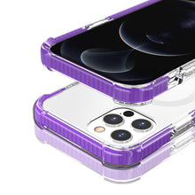 For iPhone 15 Pro Max Case Magnetic Circle Acrylic Hybrid +2 Screen Protectors