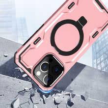 For iPhone 14 PRO MAX 6.7 in. Case Magnetic Circle Stand Shockproof Phone Cover
