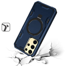 For Samsung Galaxy S24 Case Magnetic Charging Ring Stand Shockproof Phone Cover