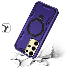 For Samsung Galaxy S24 Ultra Case Magnetic Charging Stand Shockproof Phone Cover