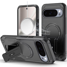 For Google Pixel 10 Pro XL Case Magnetic Circle Rugged Kickstand +Tempered Glass