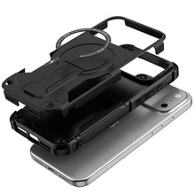 For iPhone 17 Pro Max Case Magnetic Circle Rugged Grip Kickstand +Tempered Glass