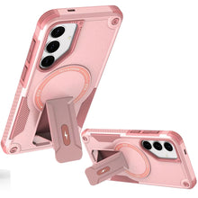 For Samsung A16 5G Case Magnetic Circle Rugged Grip Kickstand + Tempered Glass