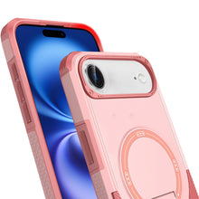 For iPhone Air Case Magnetic Circle Rugged Grip with Kickstand + Tempered Glass