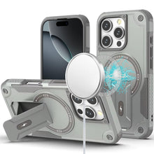 For iPhone 16 PRO MAX Case Magnetic Circle Grip Kickstand Cover + Tempered Glass