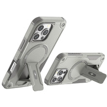 For iPhone 16 PRO MAX Case Magnetic Circle Grip Kickstand Cover + Tempered Glass