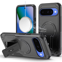 For Google Pixel 10/10 Pro Case Magnetic Circle Rugged Kickstand +Tempered Glass