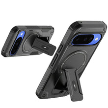 For Google Pixel 10/10 Pro Case Magnetic Circle Rugged Kickstand +Tempered Glass