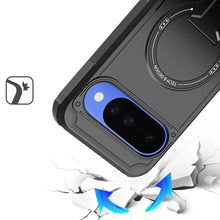 For Google Pixel 10/10 Pro Case Magnetic Circle Rugged Kickstand +Tempered Glass