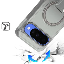 For Google Pixel 10/10 Pro Case Magnetic Circle Rugged Kickstand +Tempered Glass