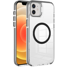 For iPhone 12/12 Pro Case Camera Stand Cover Magnetic Charging + Tempered Glass