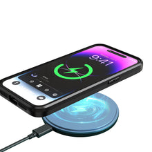 For iPhone 13 Pro Max 6.7 inch Case Magnetic Circle with Rear Lens Cover Stand