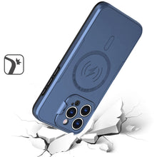 For iPhone 16 PRO MAX Case Magnet Circle Lens Cover with Stand + Tempered Glass