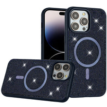 For iPhone 14 PRO MAX 6.7 in. Case Magnetic Circle Full Bling Dazzle Shimmering