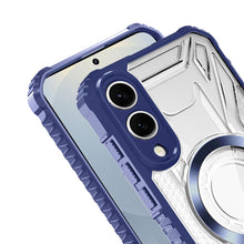 For Samsung S25 Edge Case Magnetic Circle Shock Absorbent Cover + Tempered Glass