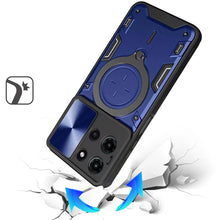 For Motorola Edge 2025 Case Metal Ring Doubles as Stand with Lens Protection