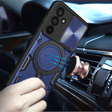 For Samsung S25 FE Case Magnetic Ring Camera Lens Protection + Tempered Glass