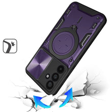 For Samsung S25 FE Case Magnetic Ring Camera Lens Protection + Tempered Glass
